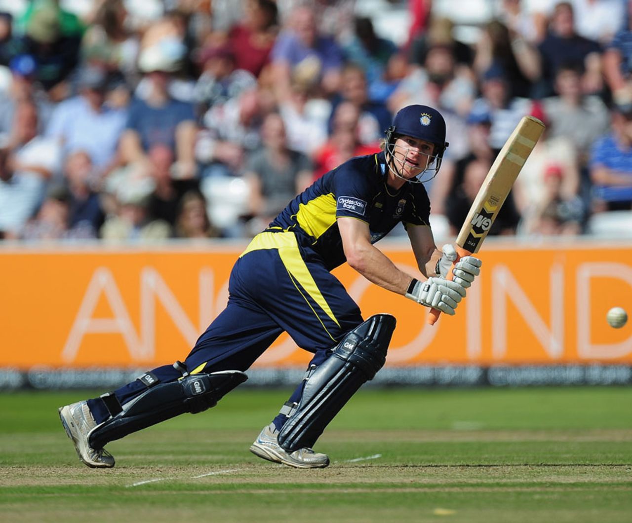 Jimmy Adams top scored with 66, Hampshire v Warwickshire, CB40 Final, Lord's, September, 15, 2012