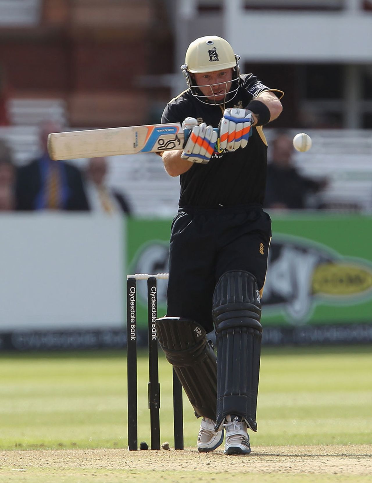 Ian Bell got off the mark with a pulled four, Hampshire v Warwickshire, CB40 Final, Lord's, September, 15, 2012