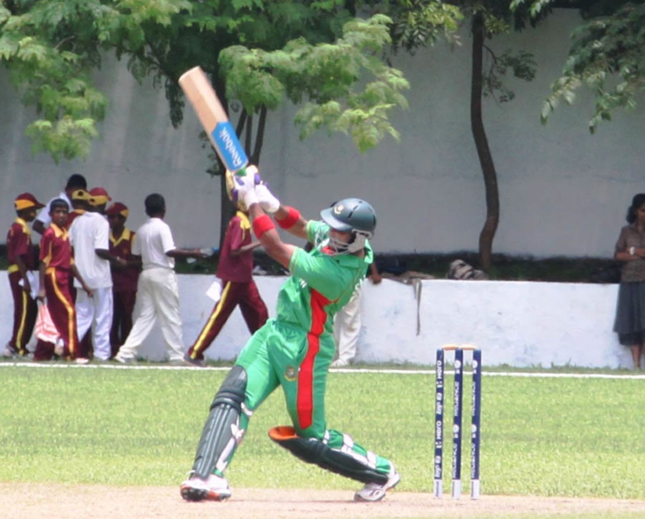 Shakib Al Hasan plays a shot, Bangladesh v Ireland, World Twenty20 warm-ups, Colombo, September 17, 2012