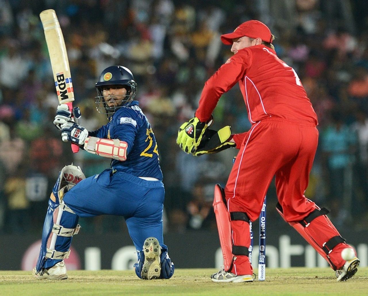 Dilshan Munaweera opened the innings in his debut match, Sri Lanka v Zimbabwe, Group C, World T20 2012, Hambantota, September 18, 2012
