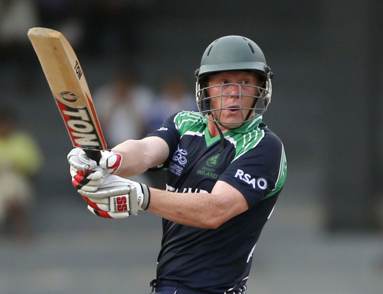 Kevin O'Brien top scored for Ireland with 35, Australia v Ireland, World Twenty20 2012, Group B, Colombo, September 19, 2012