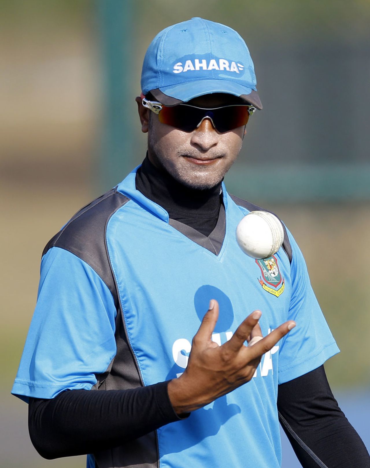 Shakib Al Hasan at a practice session, World Twenty20, Kandy, September 19, 2012
