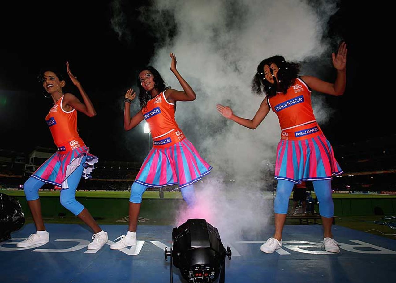 Cheerleaders perform at the World Twenty20,  Afghanistan v India, World T20, Group A, Colombo, September, 19, 2012