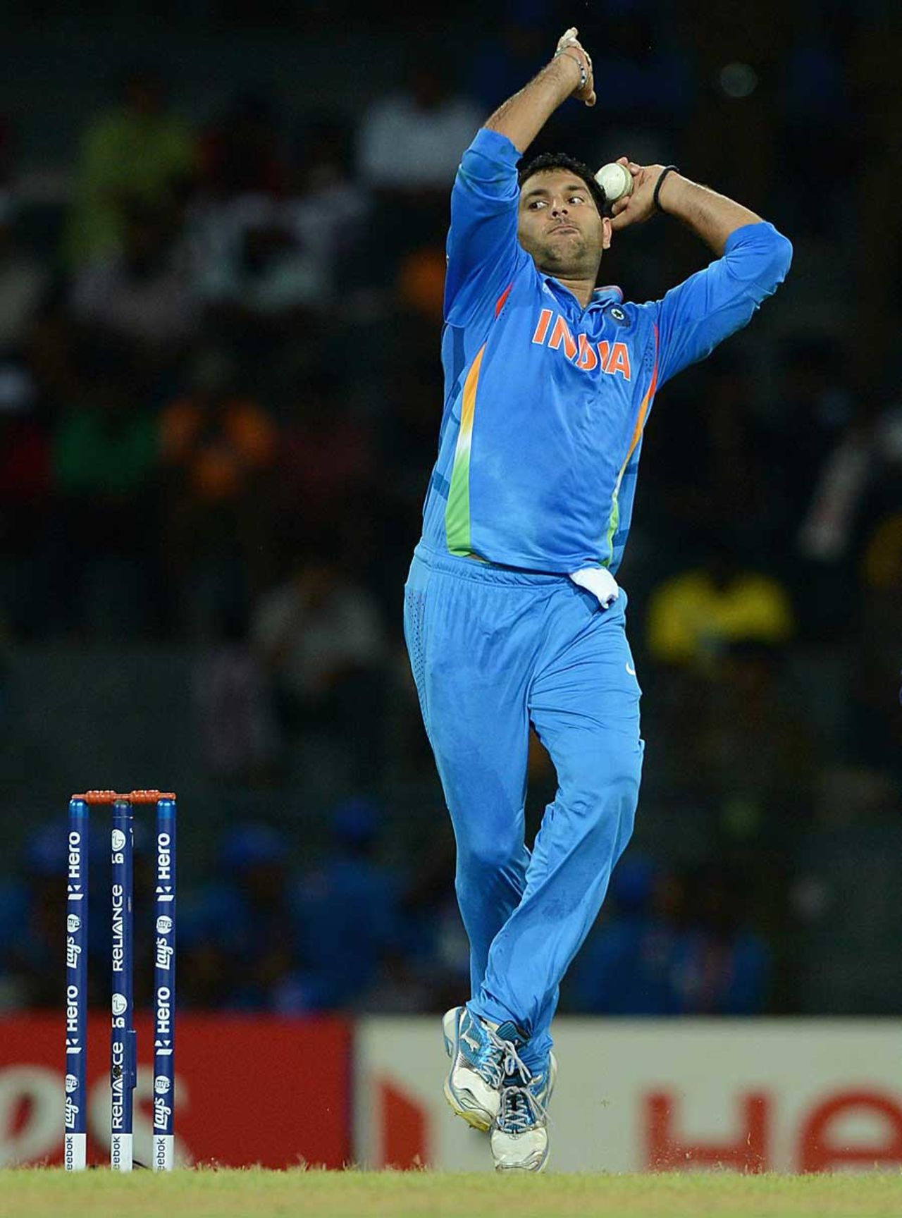 Yuvraj Singh's three wickets slowed down Afghanistan, Afghanistan v India, World T20, Group A, Colombo, September, 19, 2012