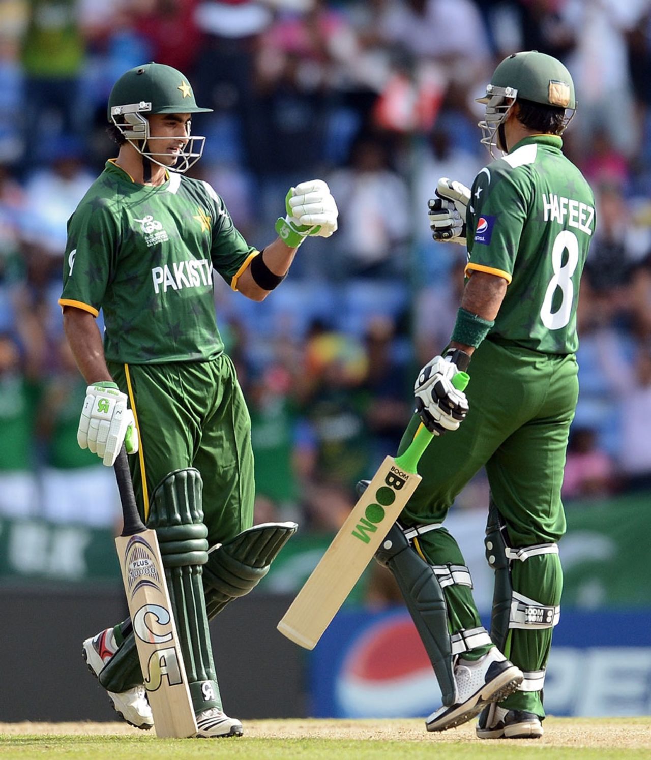 Mohammad Hafeez and Imran Nazir put on 47 in 34 balls for the first wicket, New Zealand v Pakistan, World T20 2012, Group D, Pallekele, September, 23, 2012