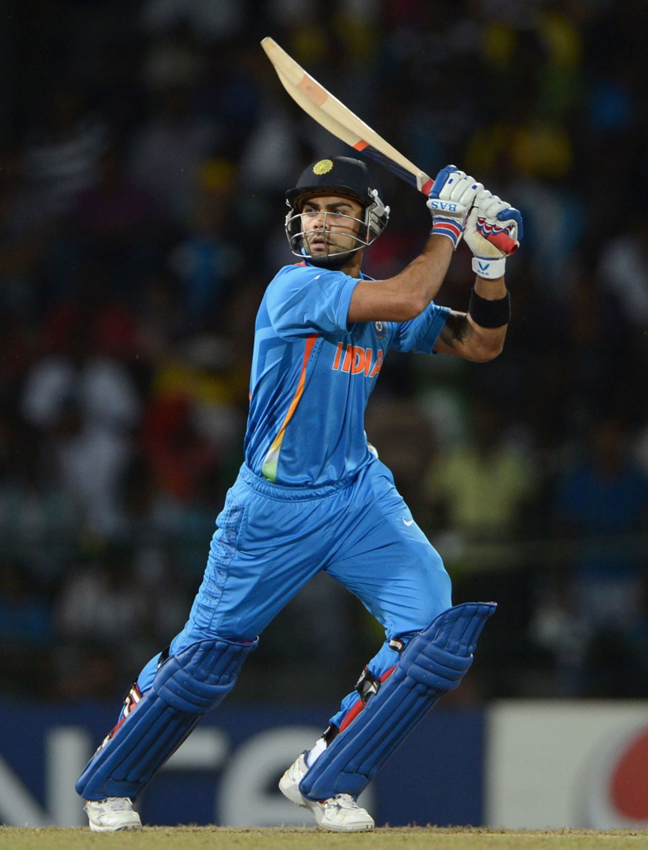 Virat Kohli drove impressively against England's fast bowlers, England v India, World Twenty20, Group A, Colombo