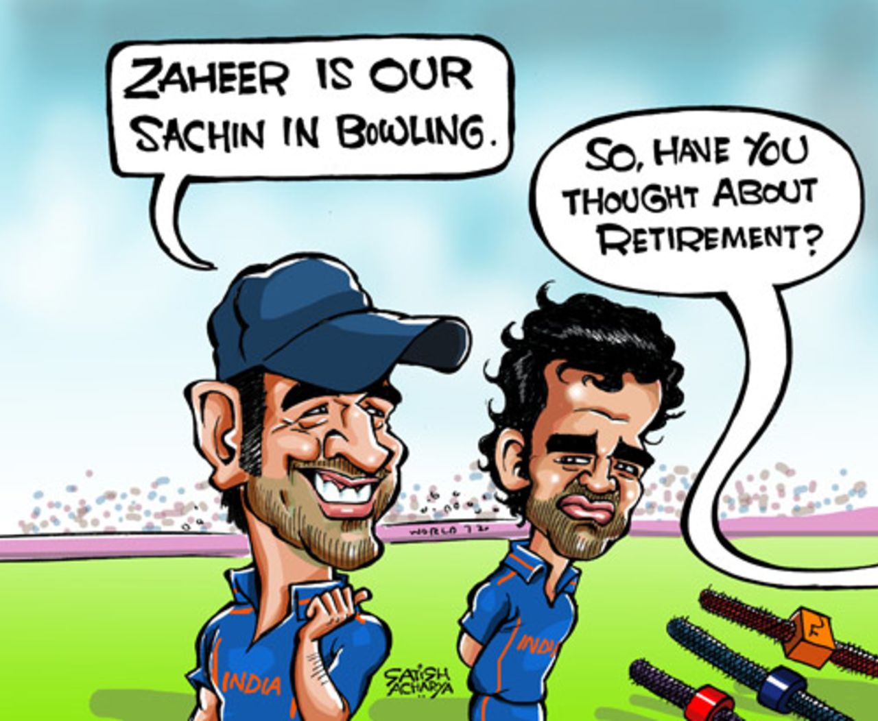 Cartoon: Like Sachin