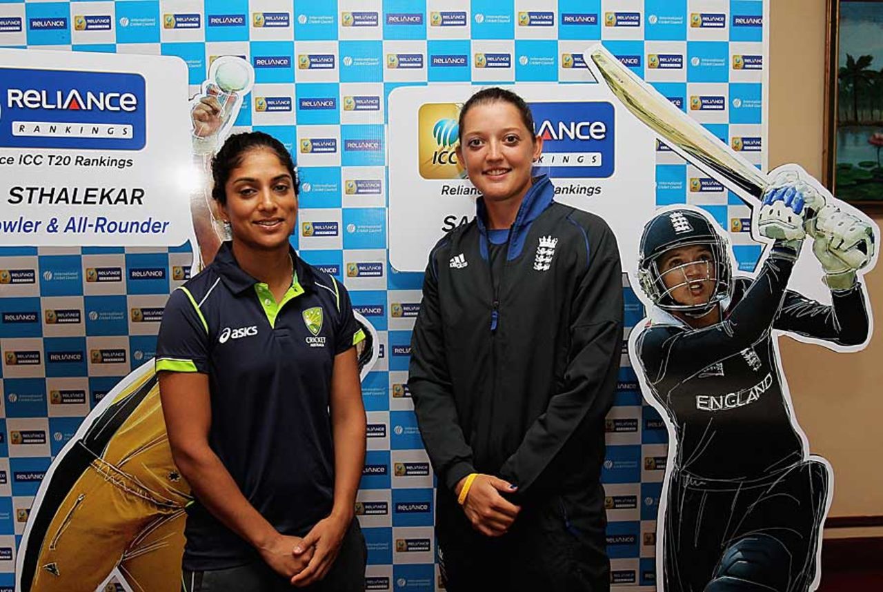 Lisa Sthalekar and Sarah Taylor head the bowling and batting T20I rankings respectively in women's cricket, Galle, September 24, 2012