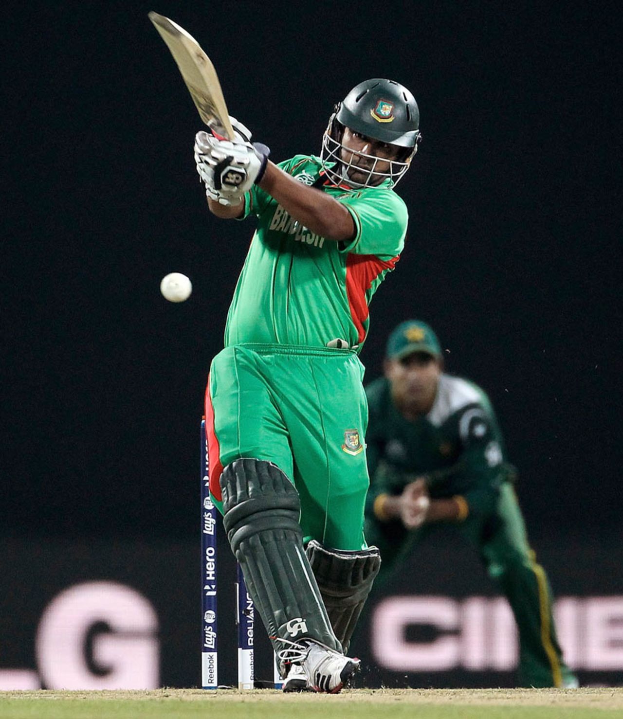 Tamim Iqbal scored a quick 24 before being run out, Bangladesh v Pakistan, World Twenty20 2012, Group D, Pallekele, September 25, 2012