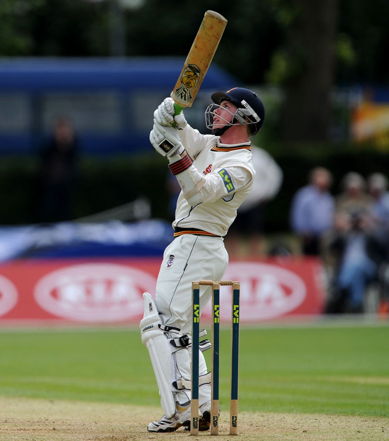 Adam Wheater plays the hook shot, Surrey v Essex, County Championship, Division Two, Whitgift School, 1st day, May 18, 2012