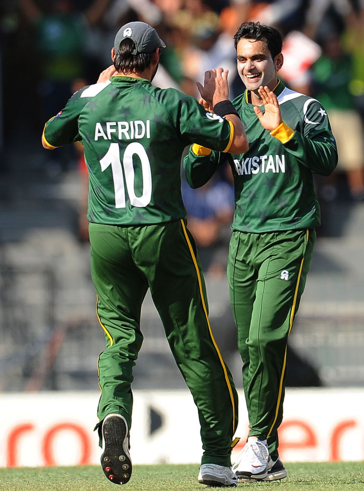 Mohammad Hafeez and Shahid Afridi gave little away, Pakistan v South Africa, World Twenty 20 2012, Super Eights, Colombo, September 28, 2012
