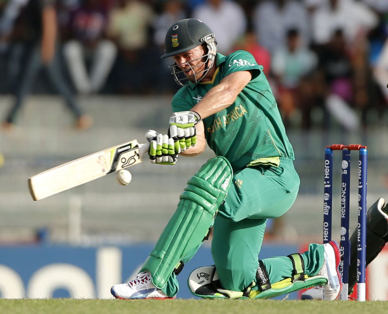 AB de Villiers came in at No. 6 and made 25, Pakistan v South Africa, World Twenty 20 2012, Super Eights, Colombo, September 28, 2012