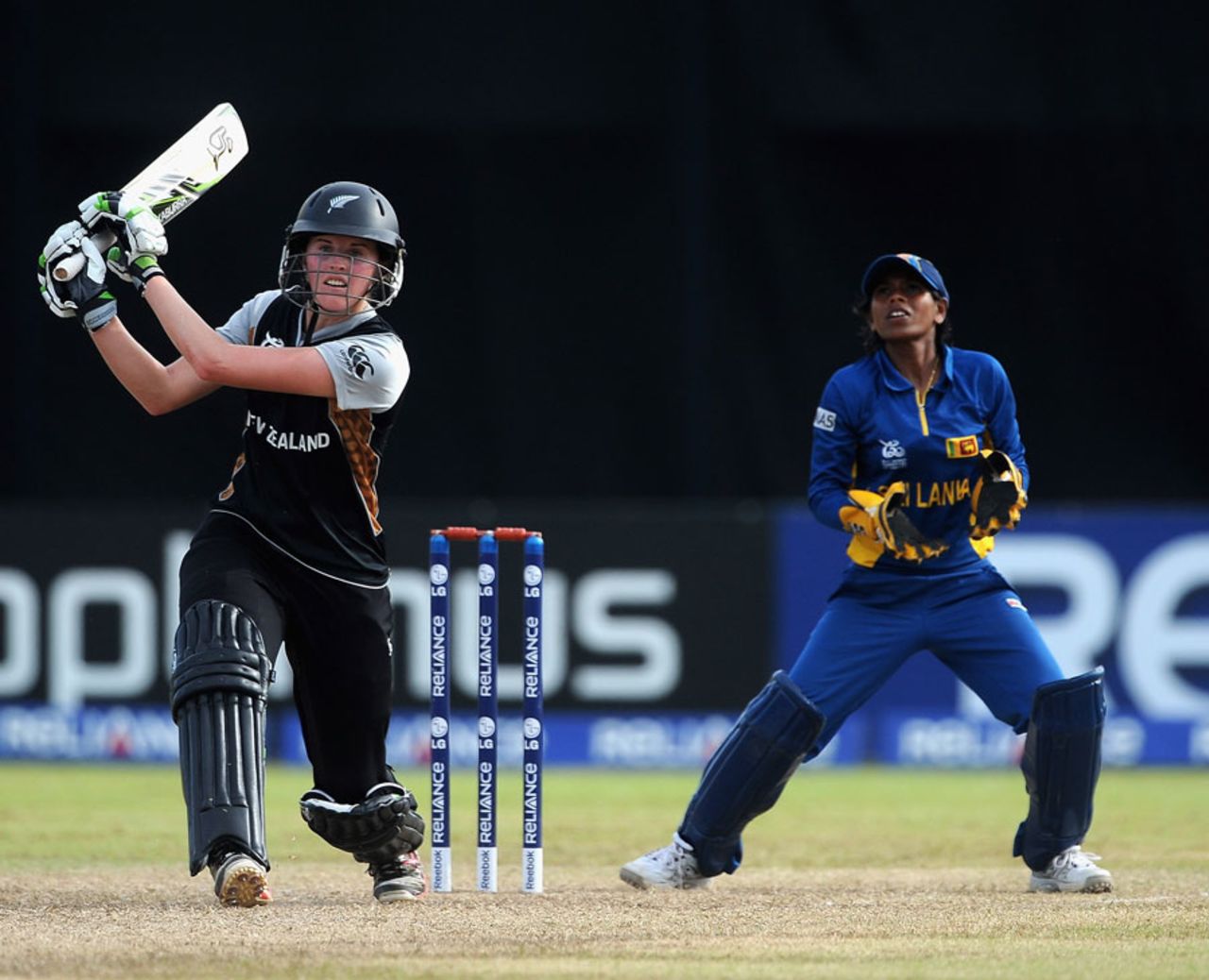 Amy Satterthwaite made an unbeaten 32 to steer her side home, Sri Lanka Women v New Zealand Women, Group B, Women's World T20, September, 30, 2012