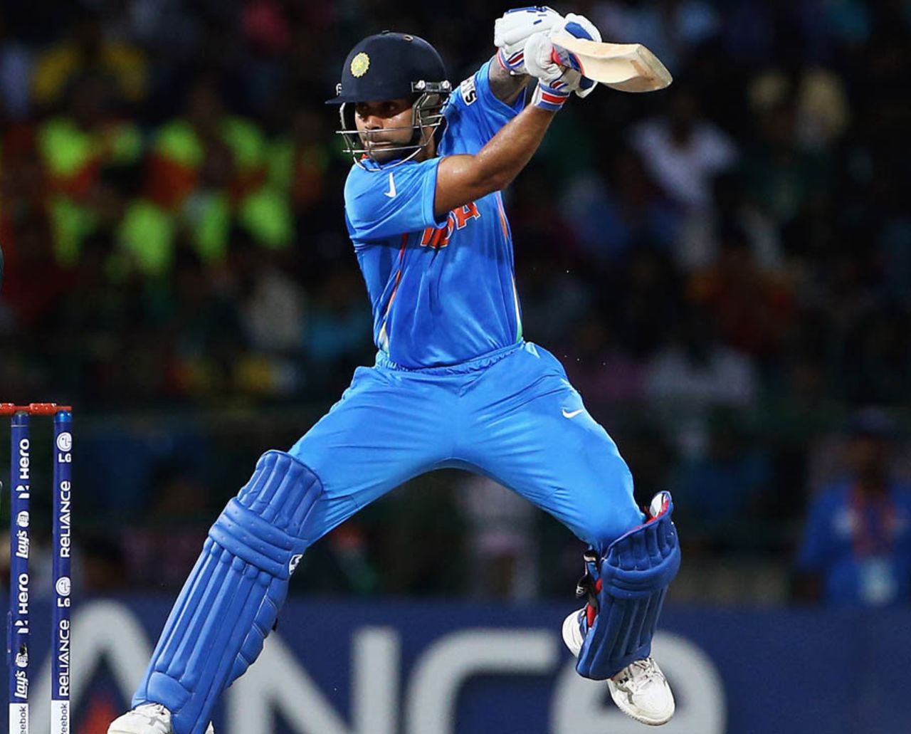 Virat Kohli plays a shot, India v Pakistan, Super Eights, World Twenty20, Colombo, September 30, 2012
