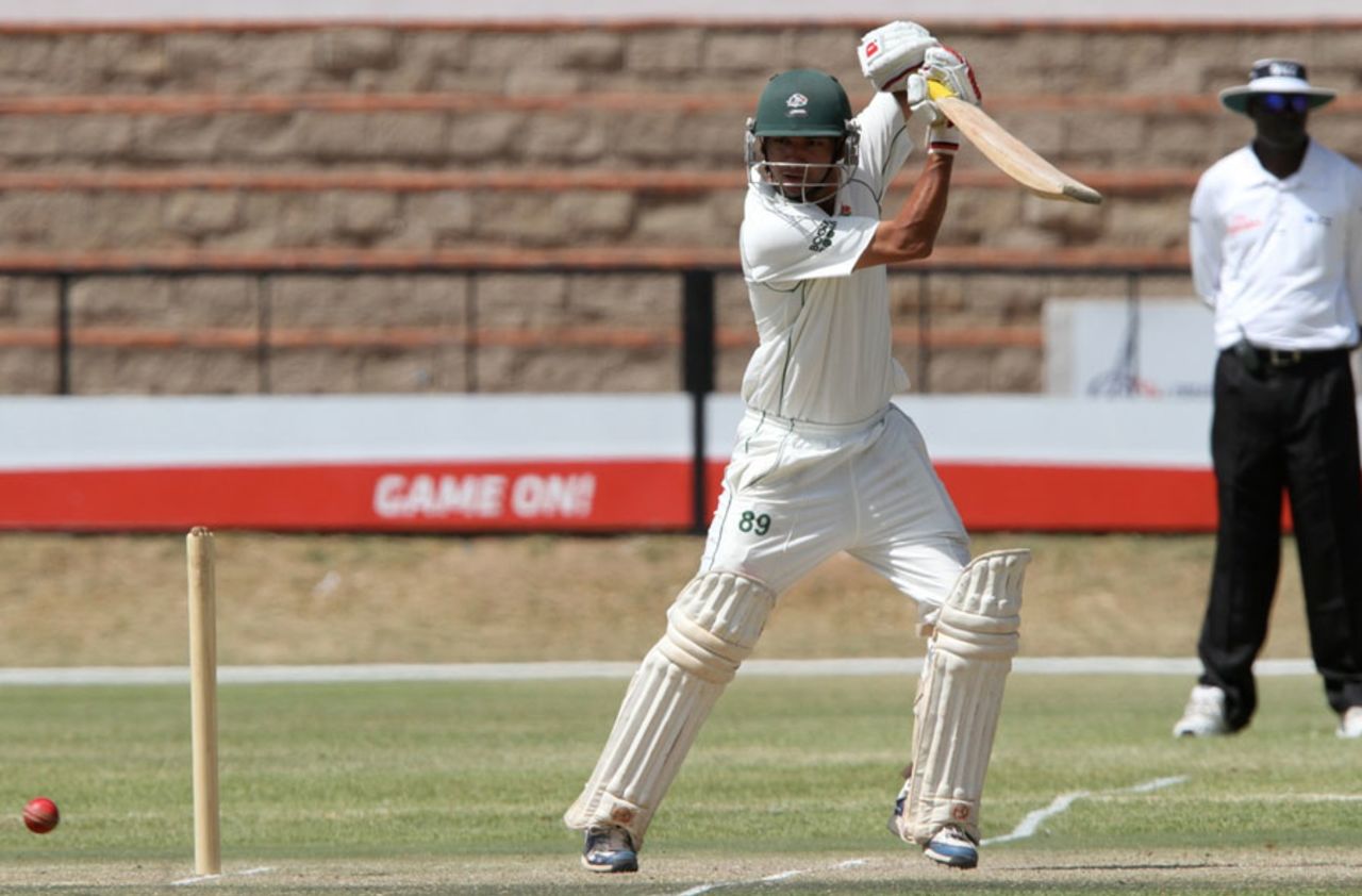 Tanmay Mishra defied Namibia with a half-century, Namibia v Kenya, ICC Intercontinental Cup, 4th day, Windhoek, October 2, 2012