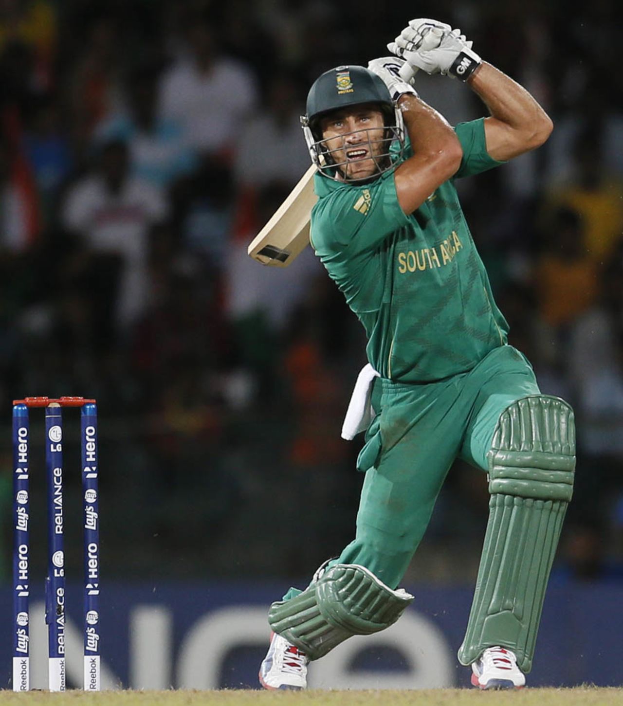 Faf du Plessis scored 65, India v South Africa, Super Eights, World Twenty20, Colombo, October 2, 2012