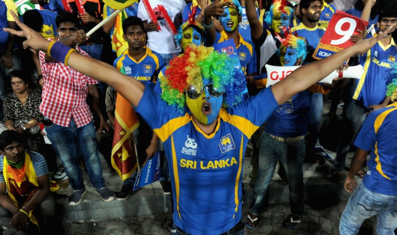 Sri Lankan fans in full cry, Sri Lanka v West Indies, final, World Twenty20, Colombo, October 7, 2012