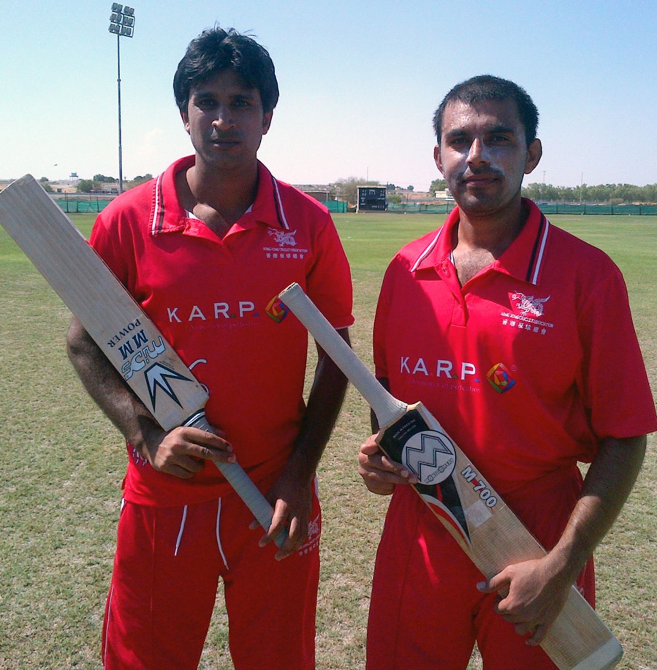 Tanwir Afzal and Mudassar Hussain shared a 142-run partnership against Oman in the 5th place play-off match for the ACC Trophy Elite 2012 played at Al Dhaid Cricket Village on 10th October 2012