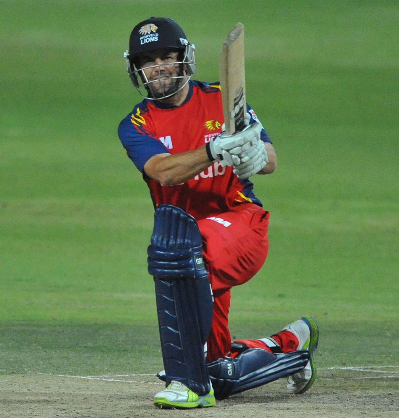 Neil McKenzie top scored with 68 off 41 deliveries, Lions v Mumbai Indians, Group B, Champions League Twenty20, Johannesburg, October 14, 2012