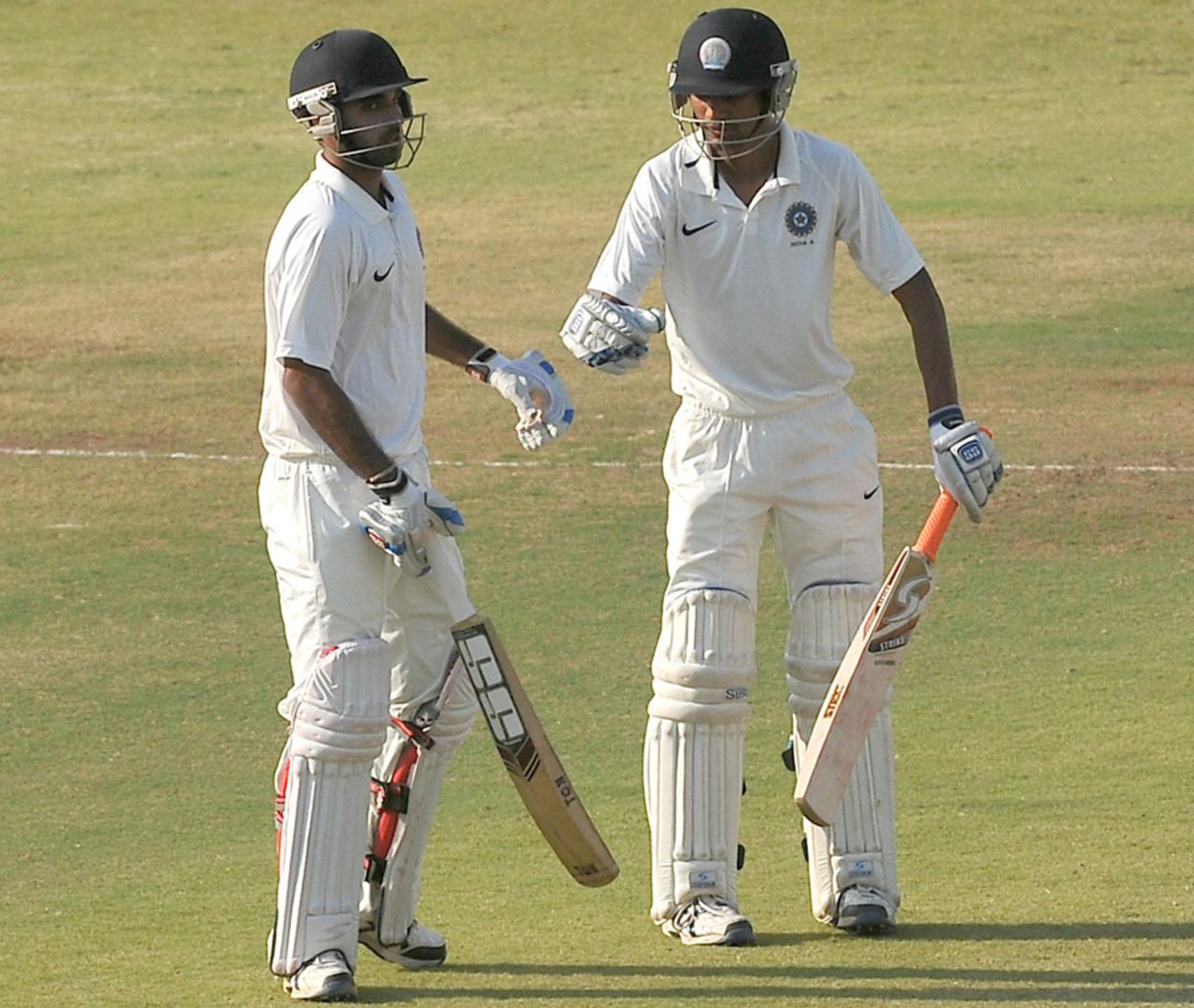 Bhuvneshwar Kumar and Rituraj Singh shared a 127-run partnership, Central Zone v North Zone, Duleep Trophy, semi-final, Hyderabad, 4th day, October 17, 2012
