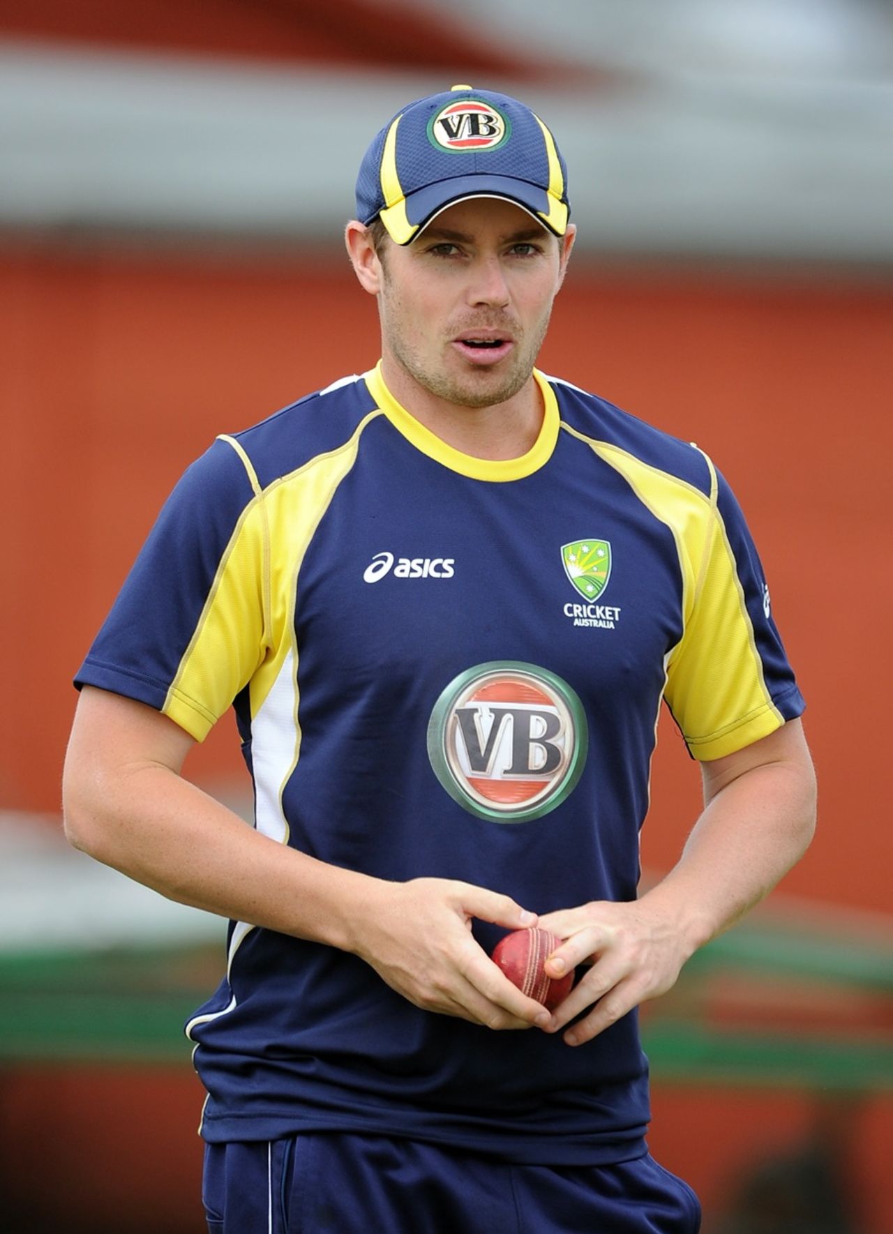Jon Holland trains with Australia A, Manchester, August 6, 2012