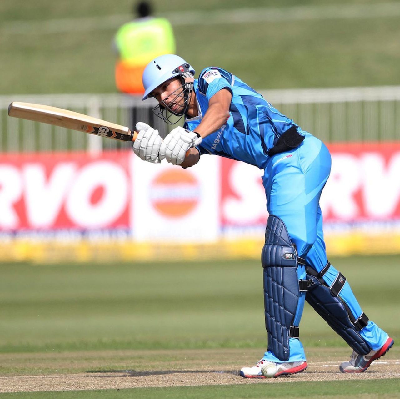 Farhaan Behardien flicks during his cameo, Auckland Aces v Titans, Group A, Champions League T20, Durban, October 17, 2012