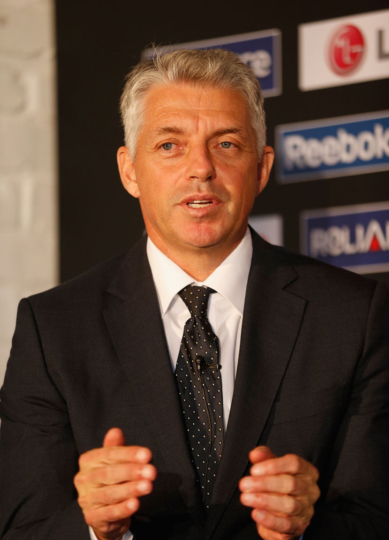 Dave Richardson speaks at the Champions Trophy event, London, October 17, 2012