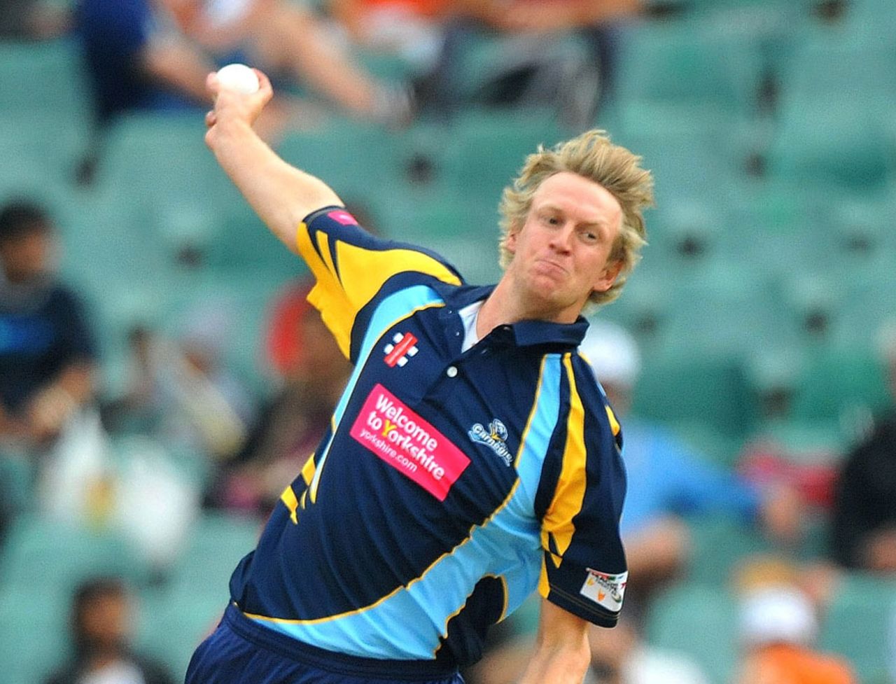 Steven Patterson picked up two wickets, Lions v Yorkshire, Champions League T20, Group B, Johannesburg, October 20, 2012
