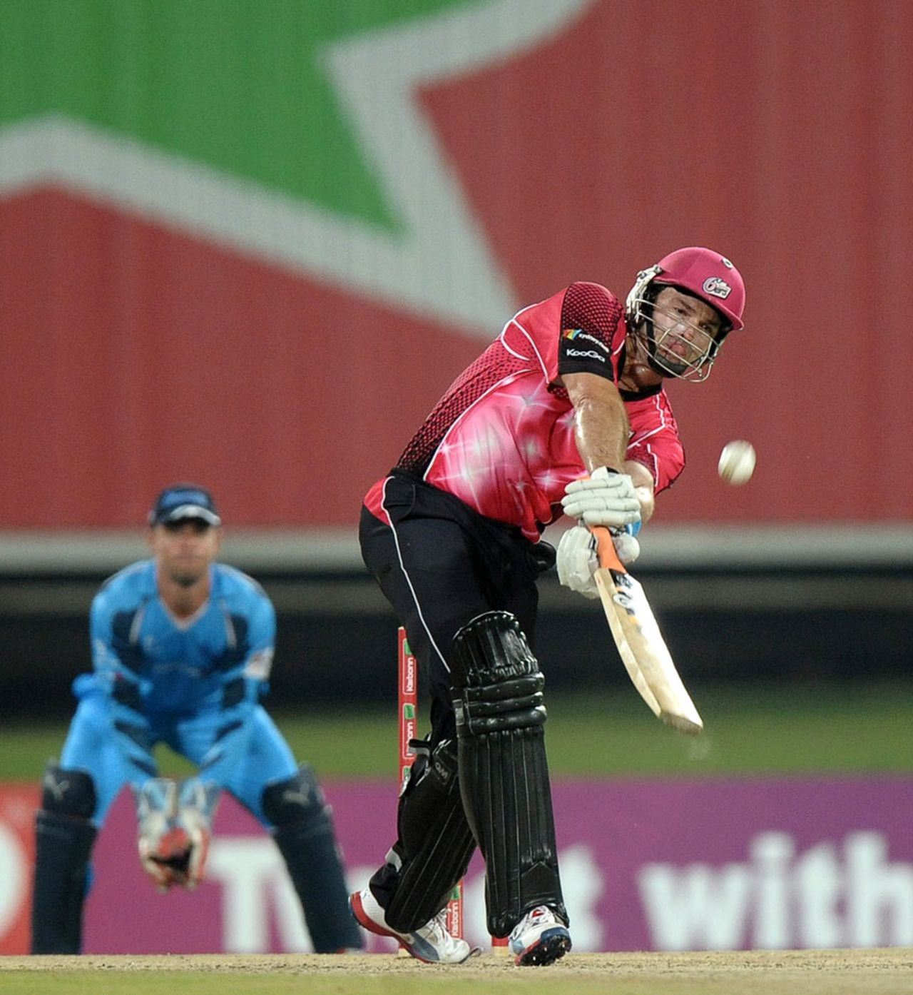 Michael Lumb was explosive at the top for Sydney, Titans v Sydney Sixers, 2nd semi-final, Champions League T20, Centurion, October 26, 2012