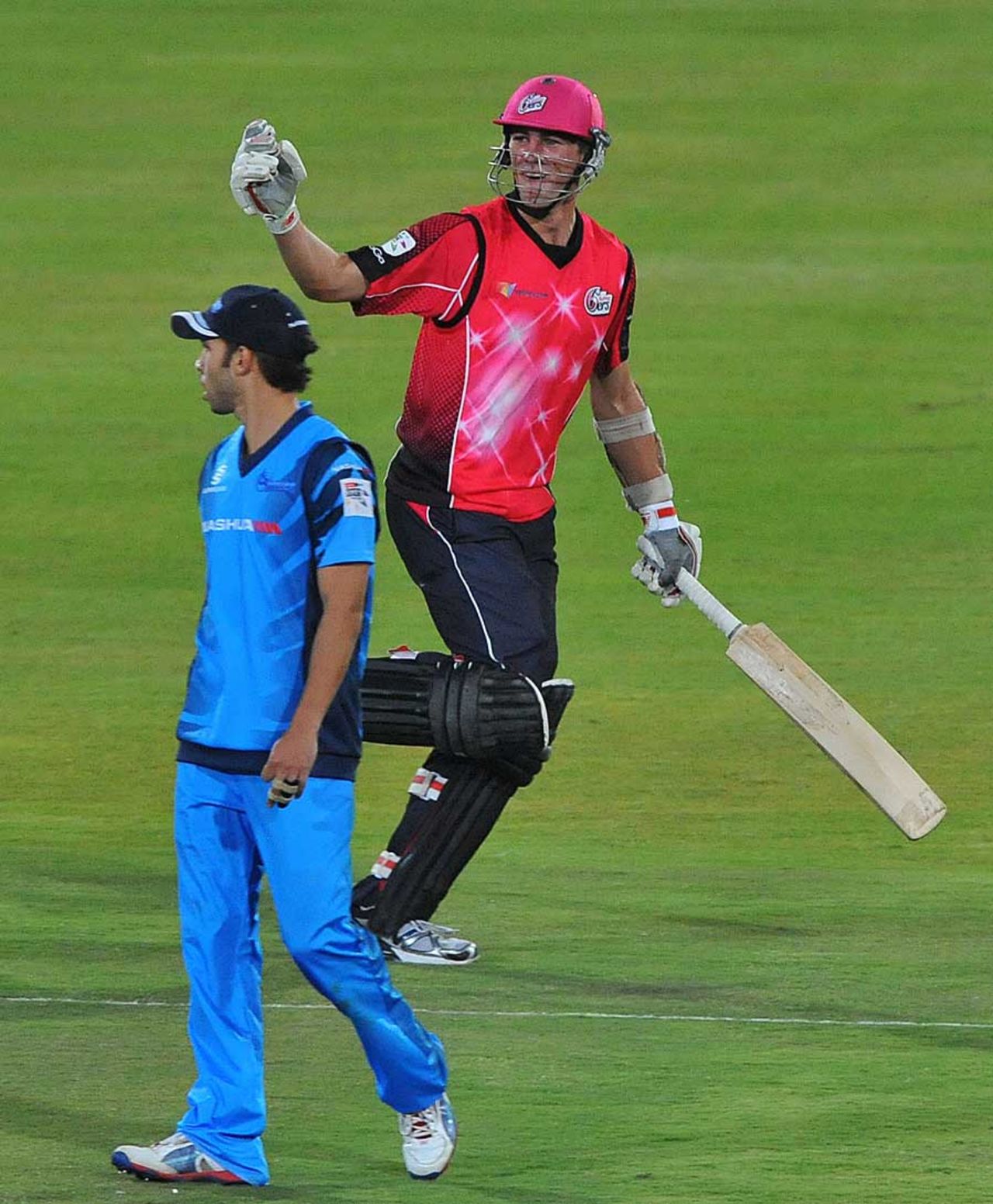 Pat Cummins helped take Sydney Sixers to victory, Titans v Sydney Sixers, 2nd semi-final, Champions League T20, Centurion, October 26, 2012