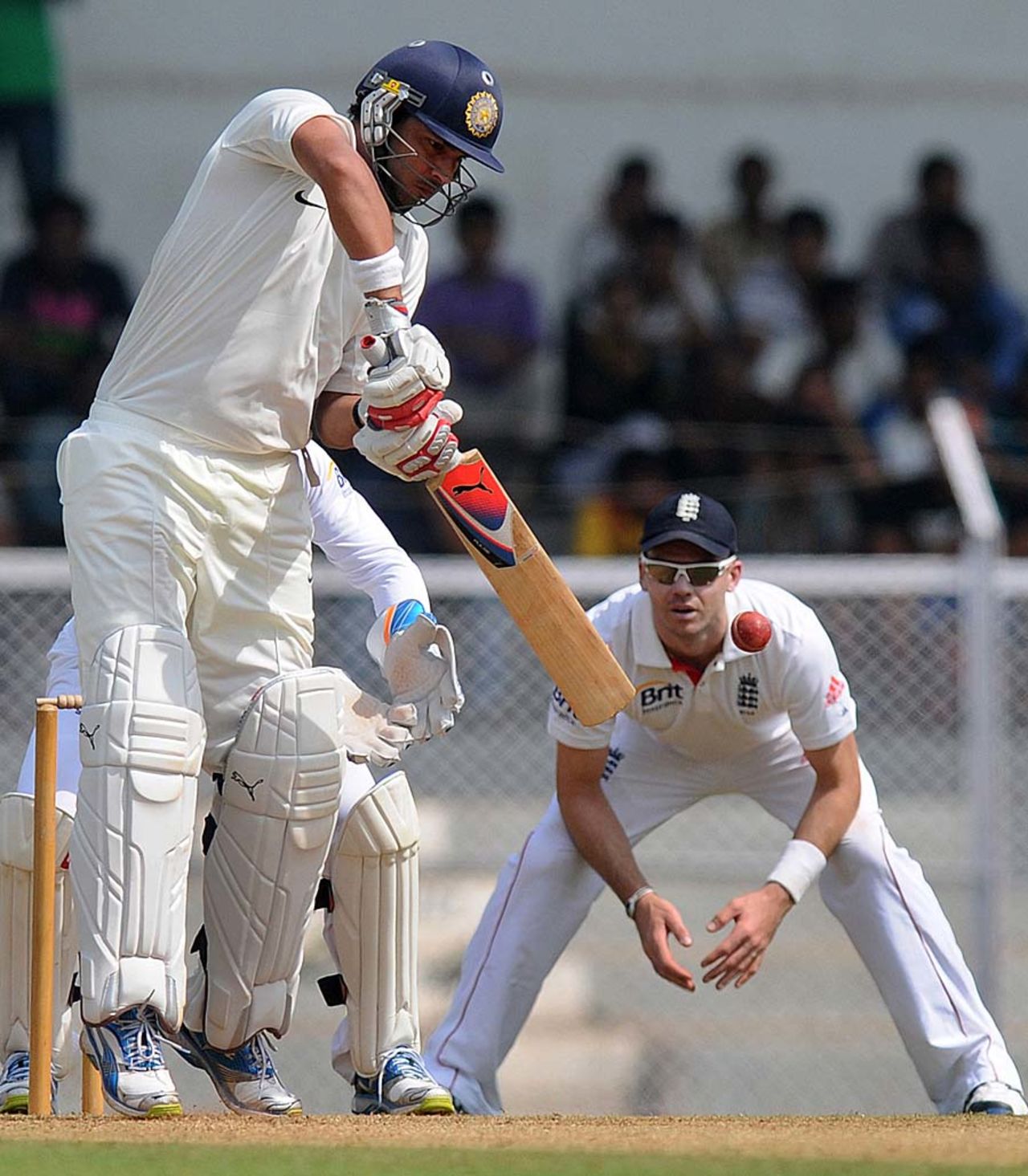 Yuvraj Singh plays through the off side, India A v England XI, tour match, Mumbai, 1st day, October 30, 2012