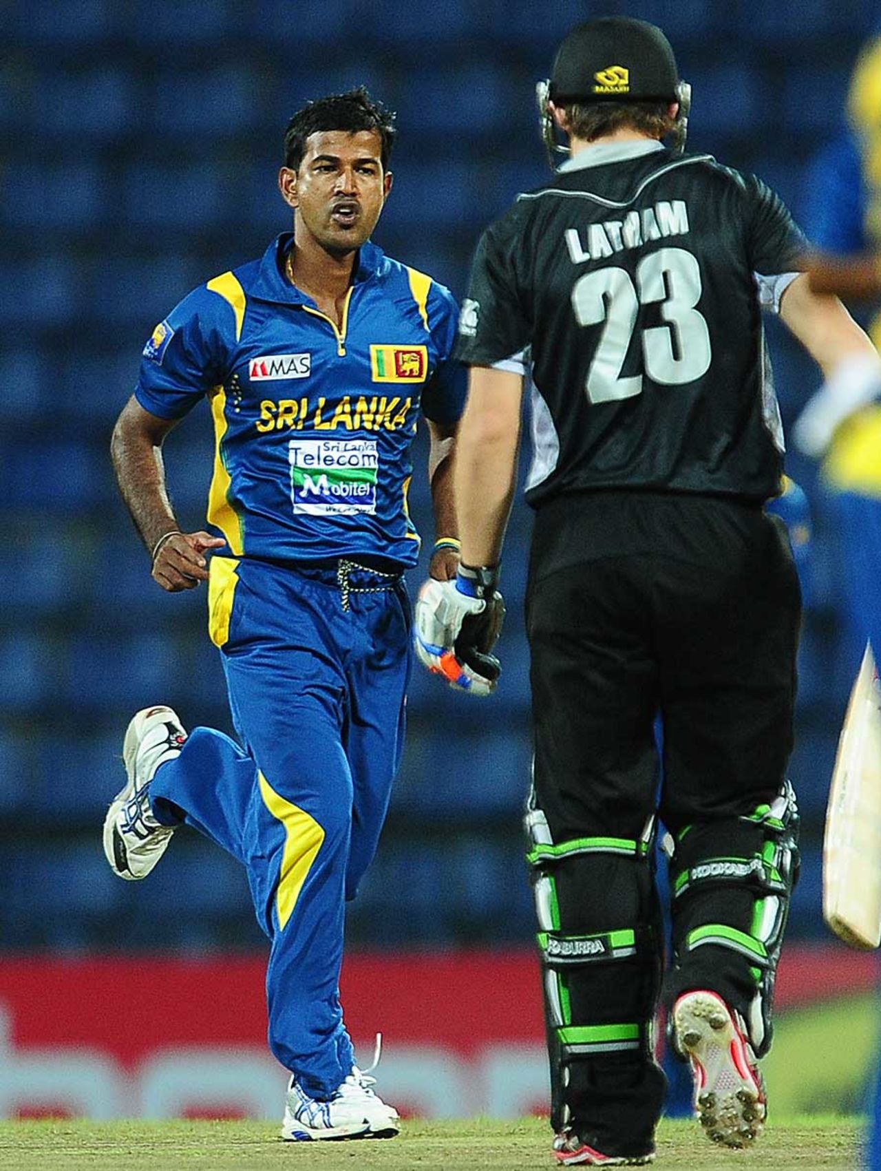 Nuwan Kulasekara struck two early blows, Sri Lanka v New Zealand, Twenty20 international, Pallekele, October 30, 2012
