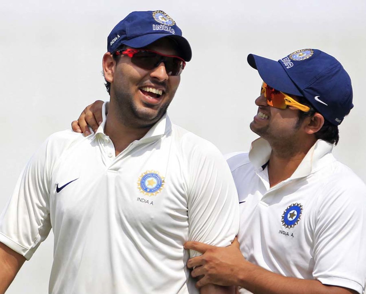 Yuvraj Singh took five wickets, India A v England XI, Mumbai, 3rd day, November 1, 2012