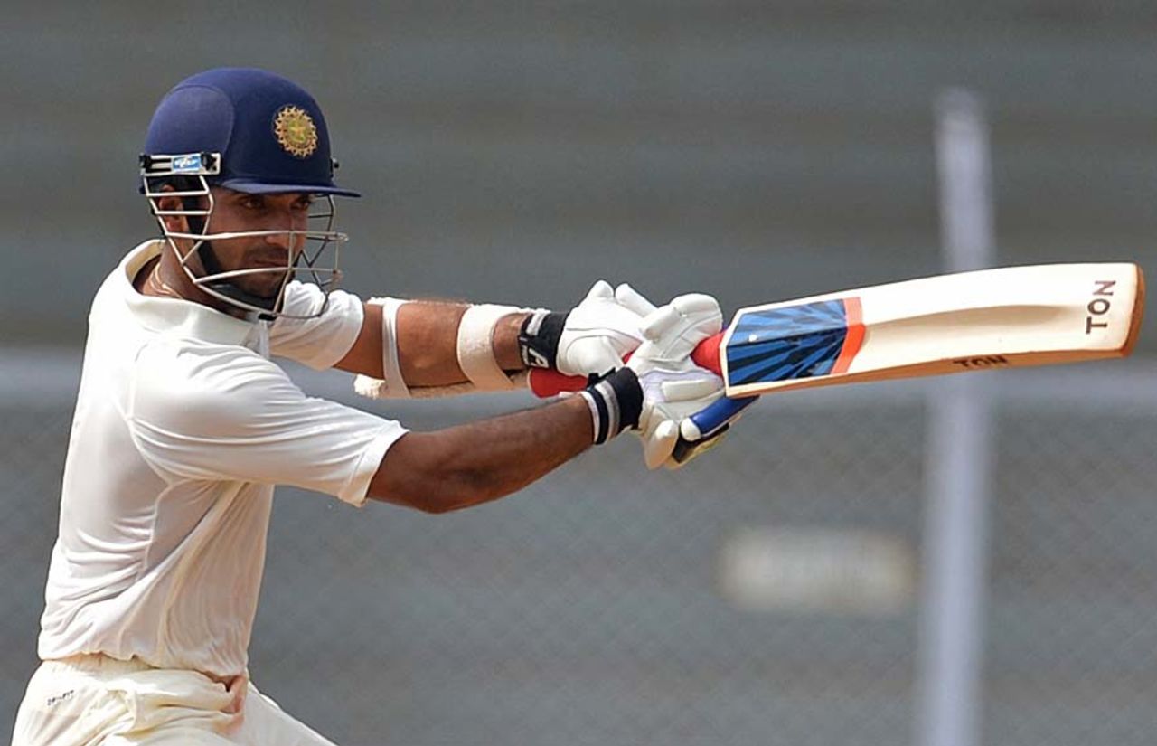 Ajinkya Rahane scored 54, India A v England XI, Mumbai, 3rd day, November 1, 2012