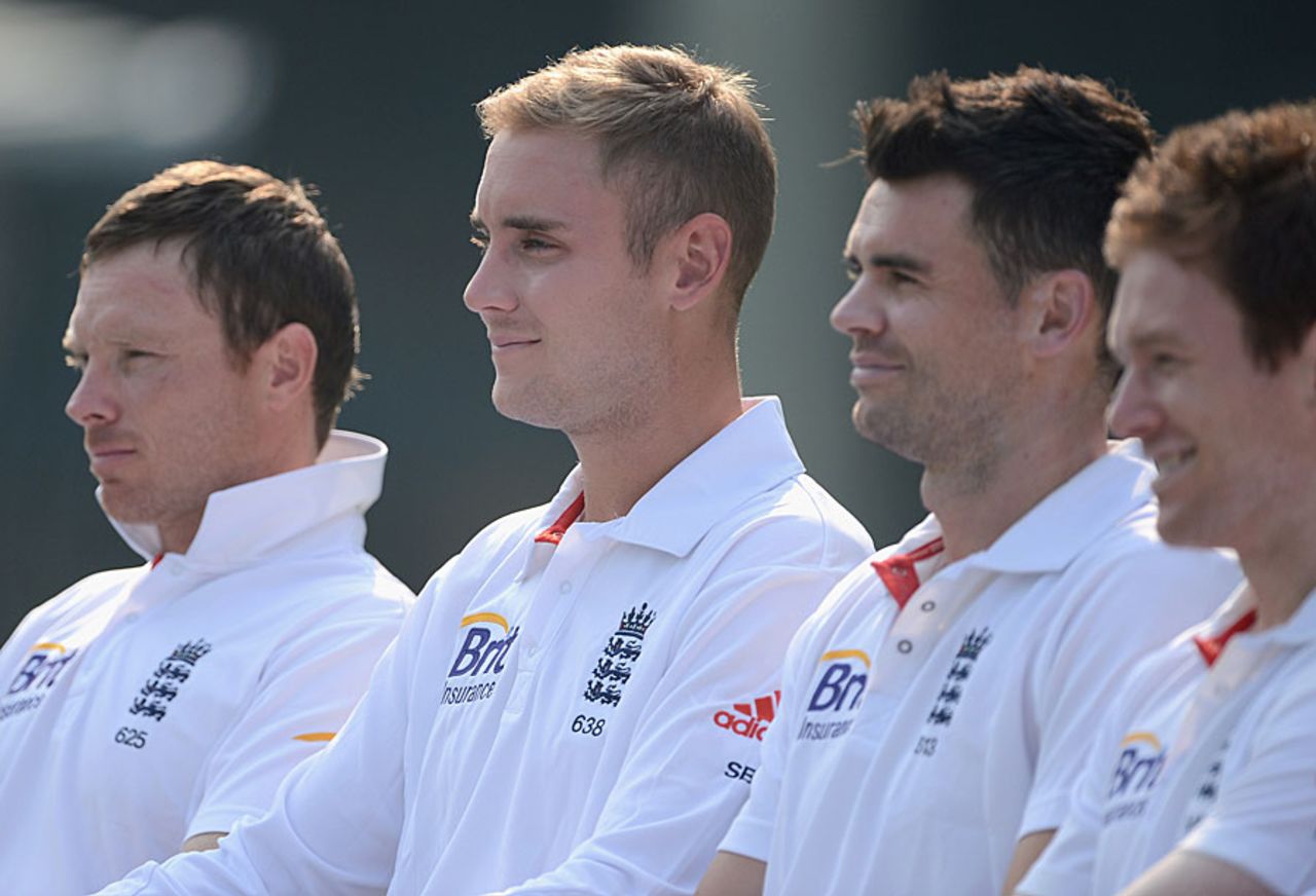 England players pose for a team photograph, Mumbai A v England XI, tour match, Mumbai, 3rd day, November 5, 2012