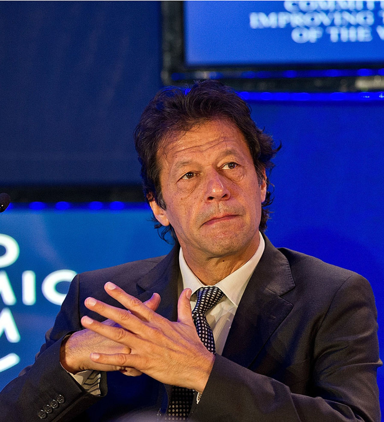 Imran Khan participates in the World Economic Forum in India, Gurgaon, November 7, 2012