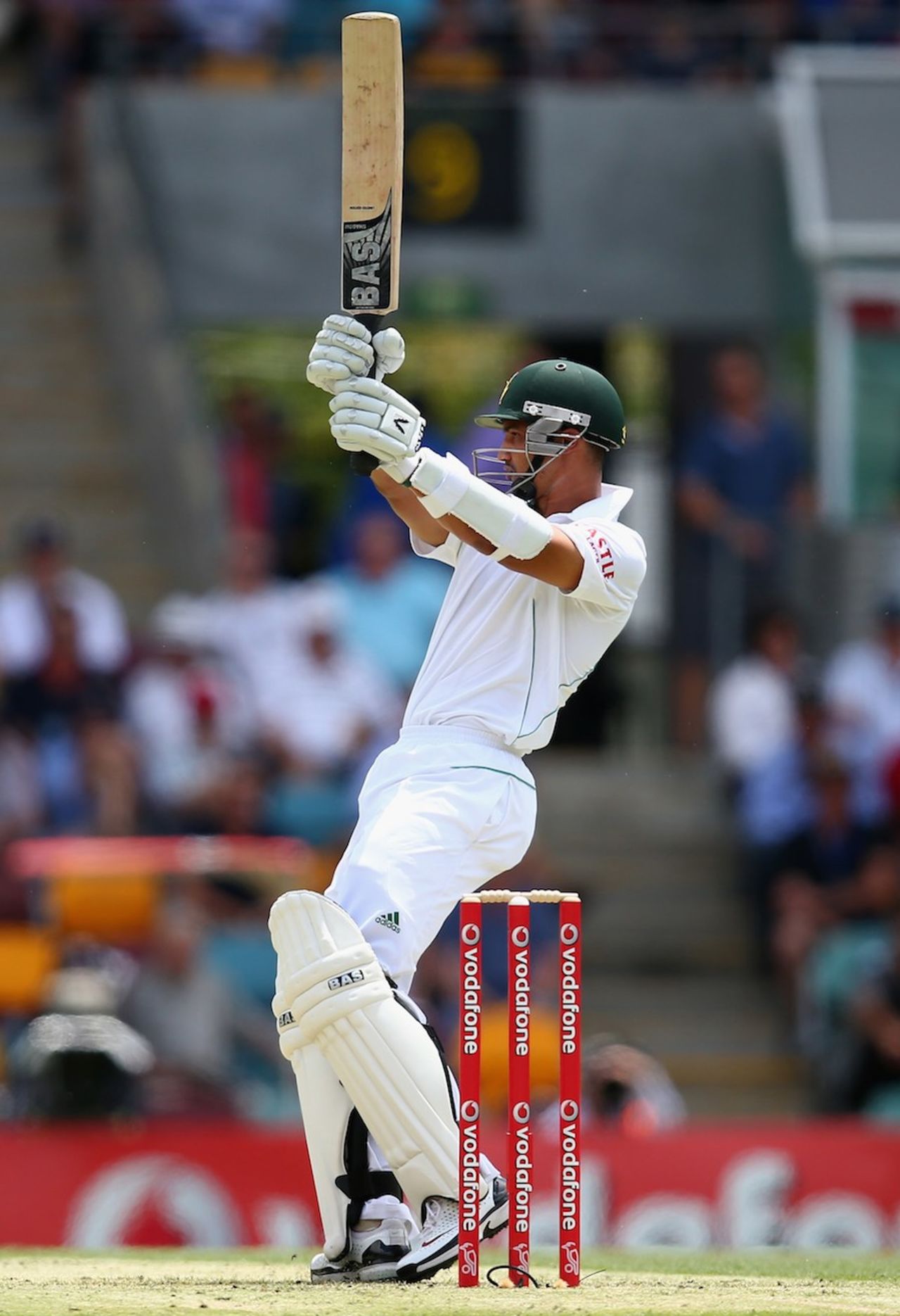 Alviro Petersen pulls during the first session, Australia v South Africa, 1st Test, Brisbane, 1st day, November 9, 2012