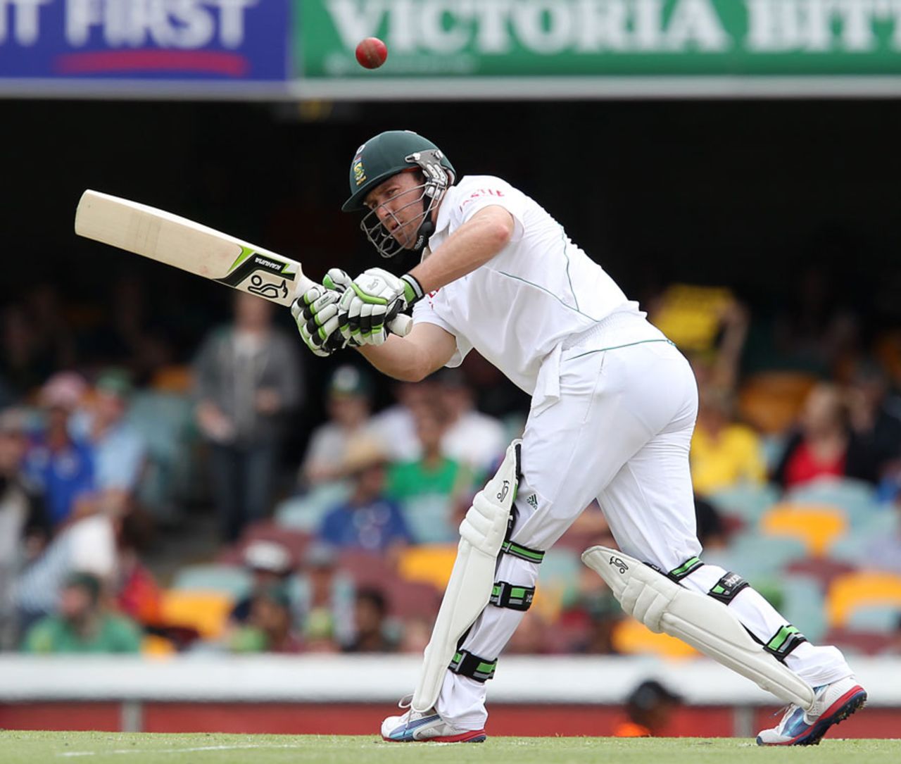 AB de Villiers looked fluent during his 40, Australia v South Africa, first Test, day three, Brisbane, November 11, 2012