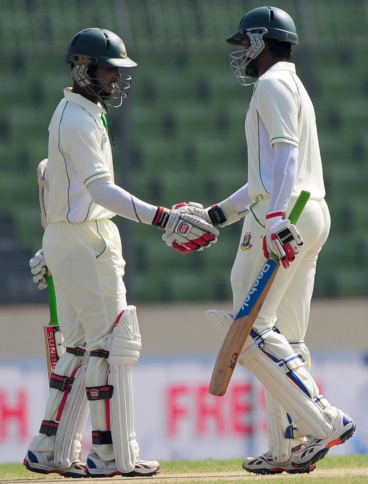Naeem Islam and Shakib Al Hasan put on 167, Bangladesh v West Indies, 1st Test, Mirpur, 3rd day, November 15, 2012
