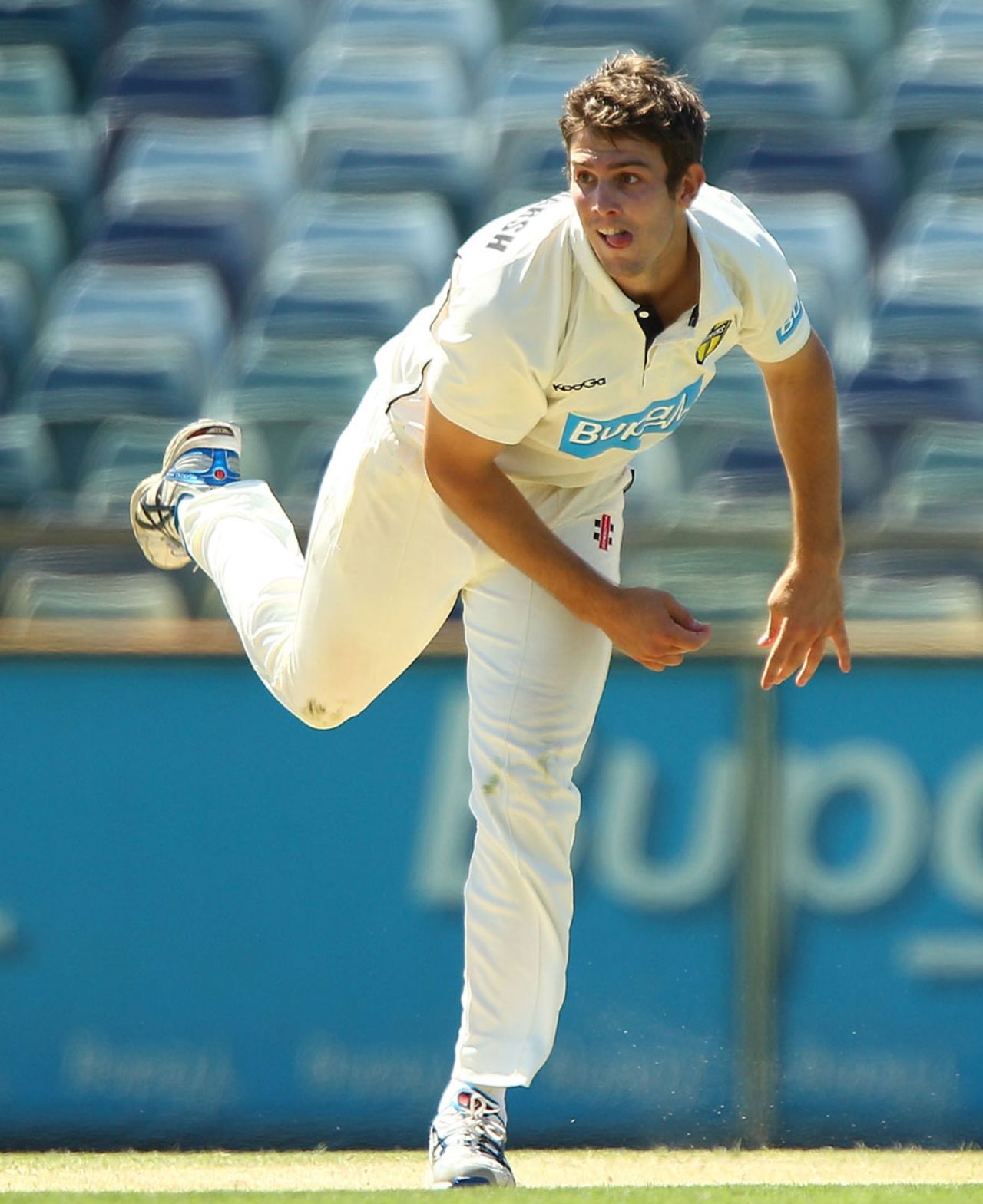 Mitchell Marsh took the first wicket of the second innings, Western Australia v South Australia, Perth, Sheffield Shield, November, 15, 2012