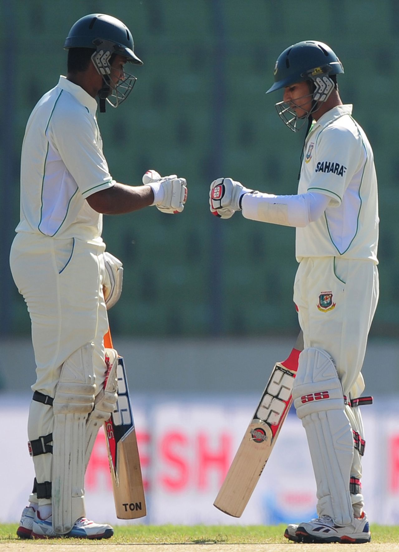 Mahmudullah and Nasir Hossain added 121 for the seventh wicket, Bangladesh v West Indies, 1st Test, Mirpur, 4th day, November 16, 2012