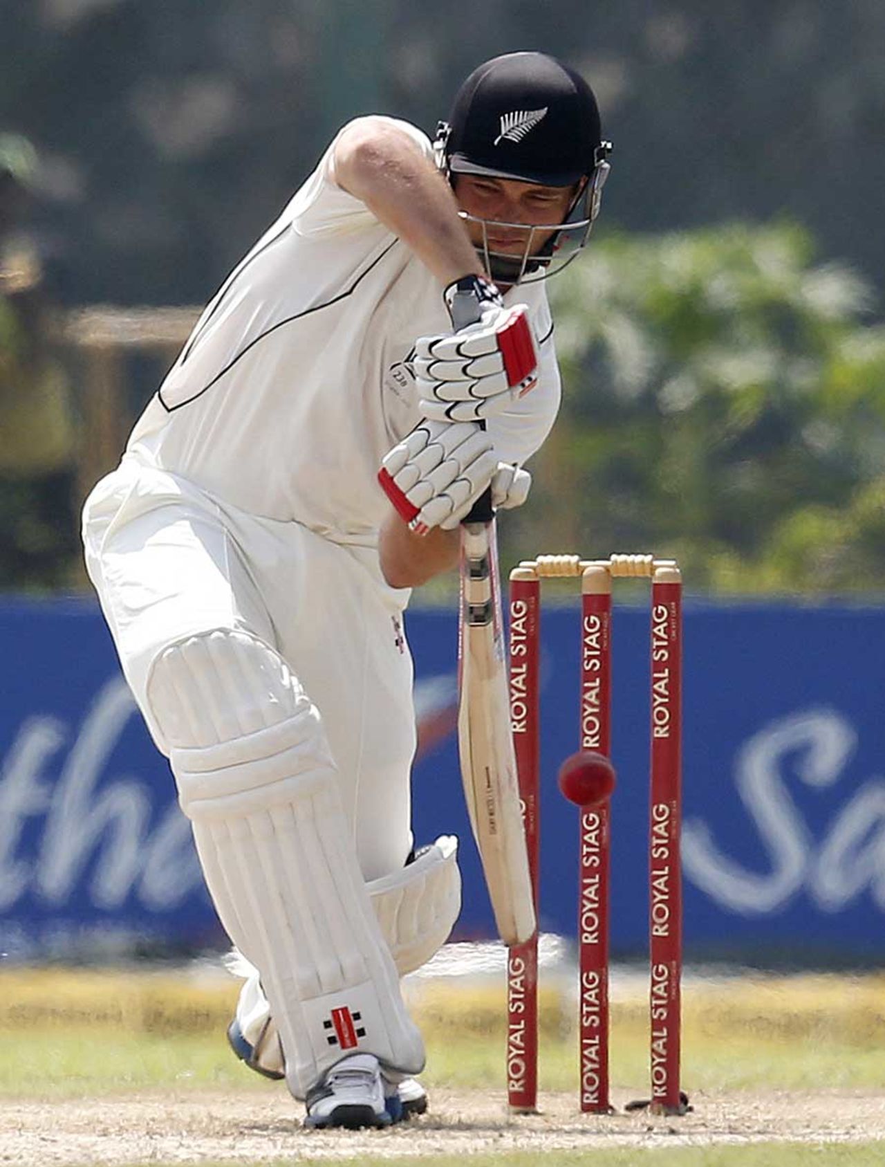 Daniel Flynn batted solidly up to lunch, Sri Lanka v New Zealand, 1st Test, Galle, 1st day, November 17, 2012