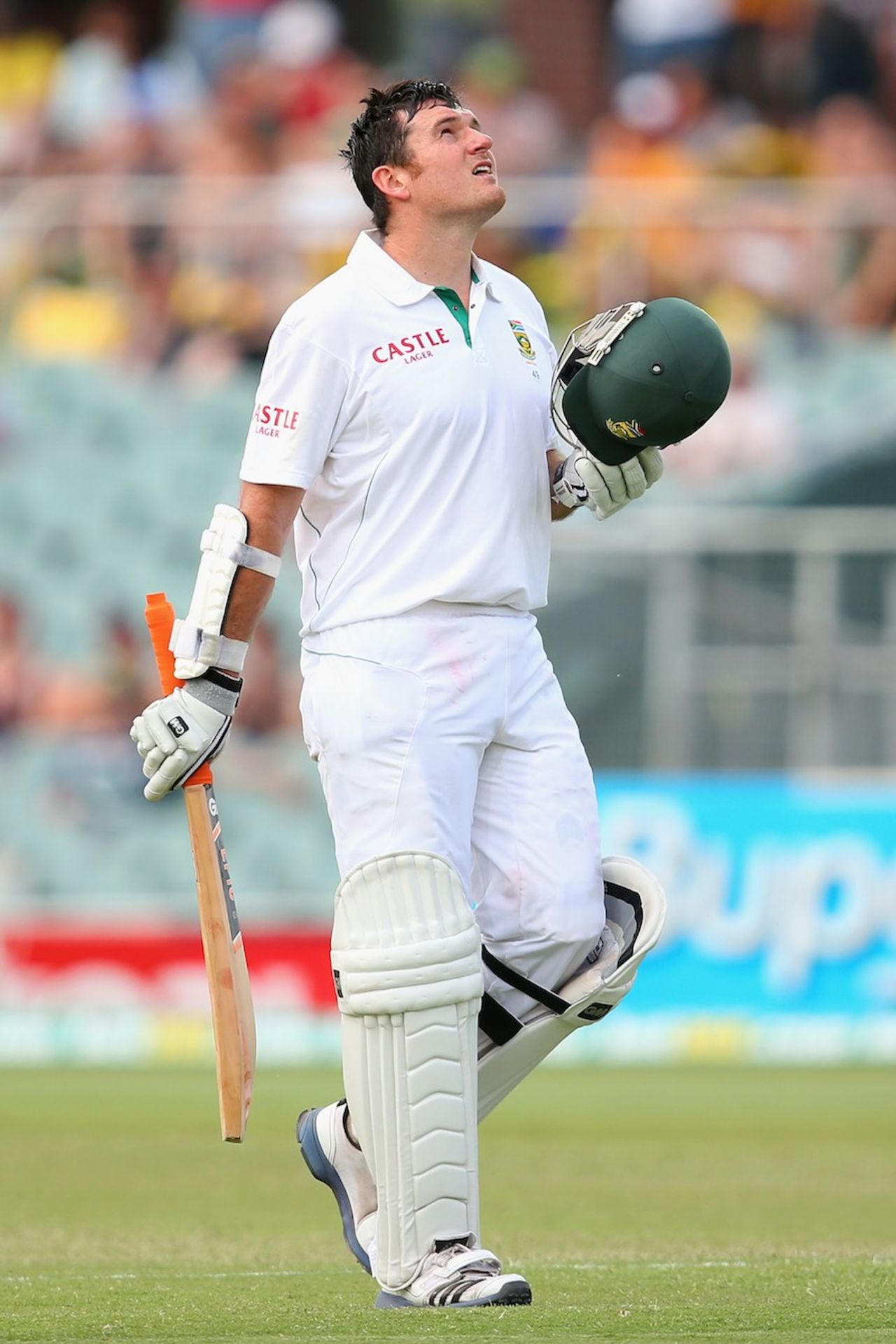 Graeme Smith brought up his 26th Test century, Australia v South Africa, 2nd Test, Adelaide, 2nd day, November 23, 2012