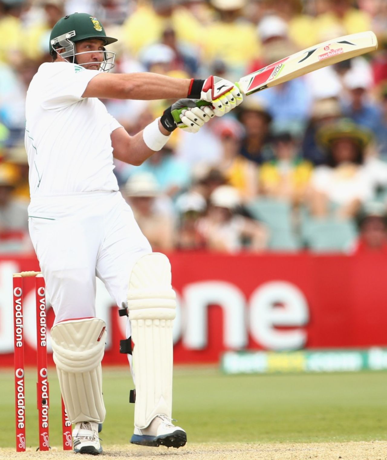 Jacques Kallis hooks during his half-century, Australia v South Africa, 2nd Test, Adelaide, 3rd day, November 24, 2012