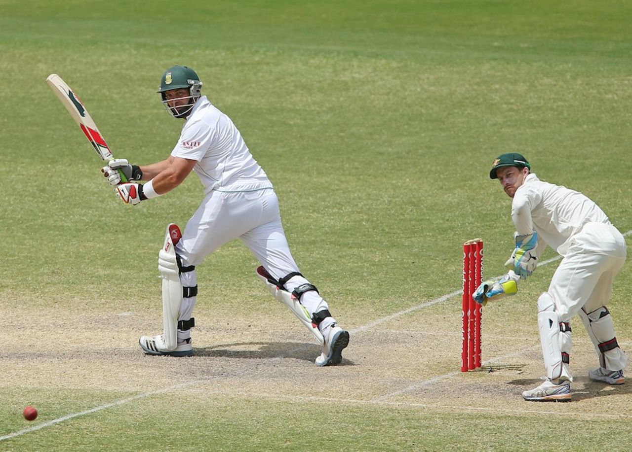 Jacques Kallis batted in the second innings despite his injury, Australia v South Africa, 2nd Test, Adelaide, 5th day, November 26, 2012