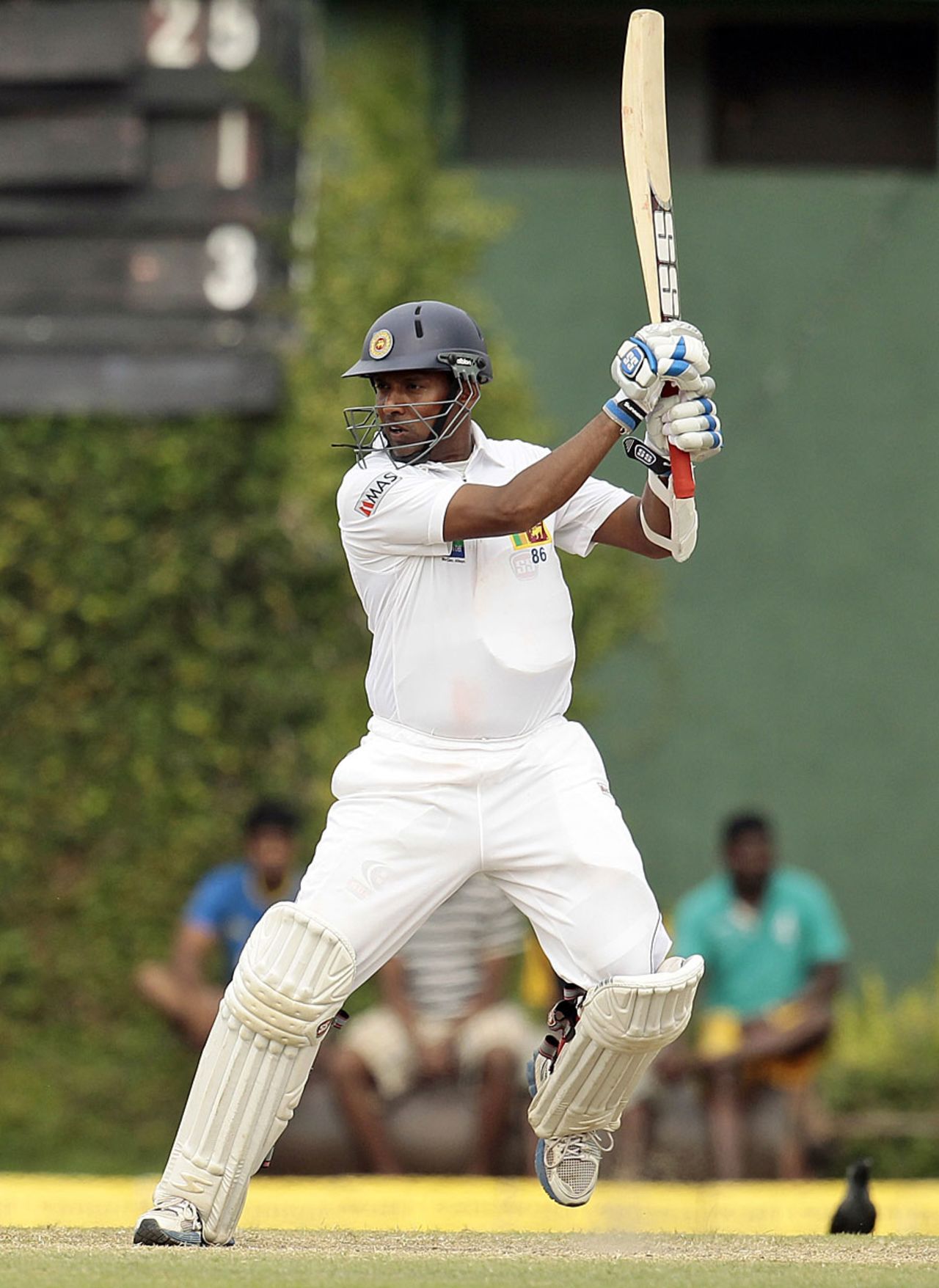 Thilan Samaraweera plays it through the off side, Sri Lanka v New Zealand, 2nd Test, Colombo, 3rd day, November 27, 2012