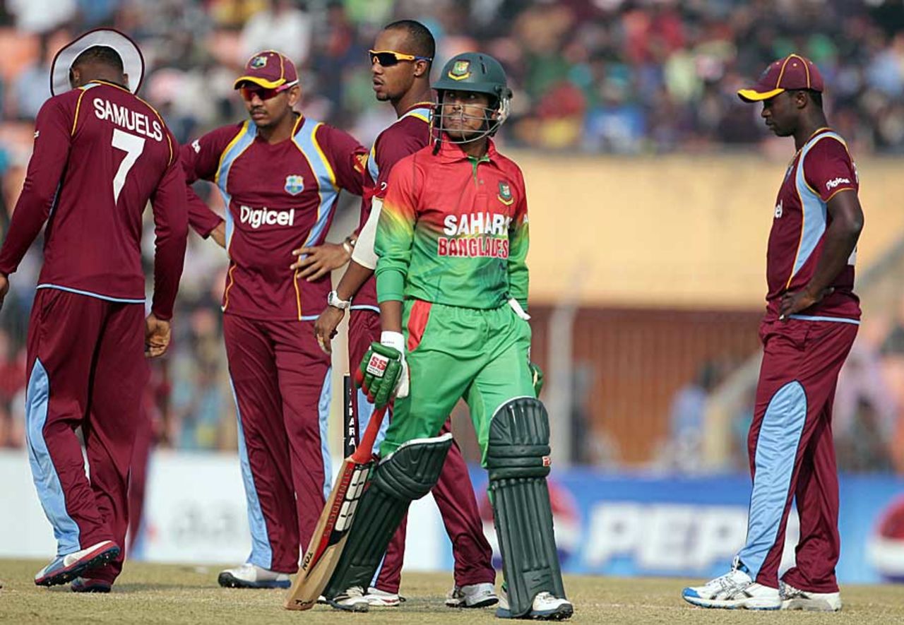 Anamul Haque made 41, Bangladesh v West Indies, 1st ODI, Khulna, November 30, 2012