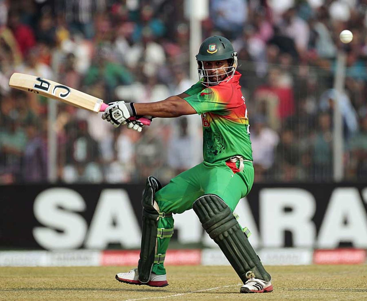 Tamim Iqbal cuts on his way to 58, Bangladesh v West Indies, 1st ODI, Khulna, November 30, 2012