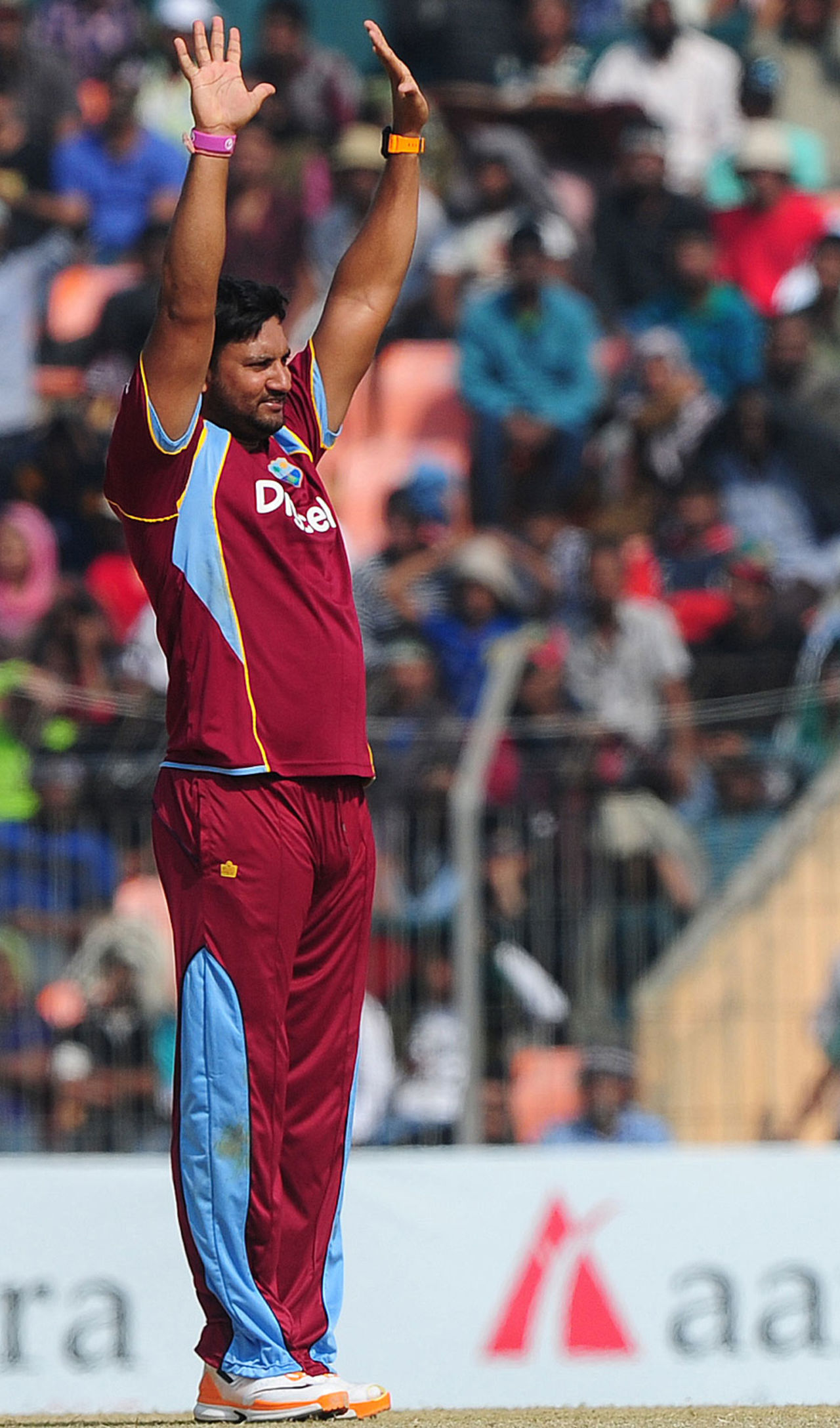 Ravi Rampaul took his second five-wicket haul in ODIs, Bangladesh v West Indies, 2nd ODI, Khulna, December 2, 2012
