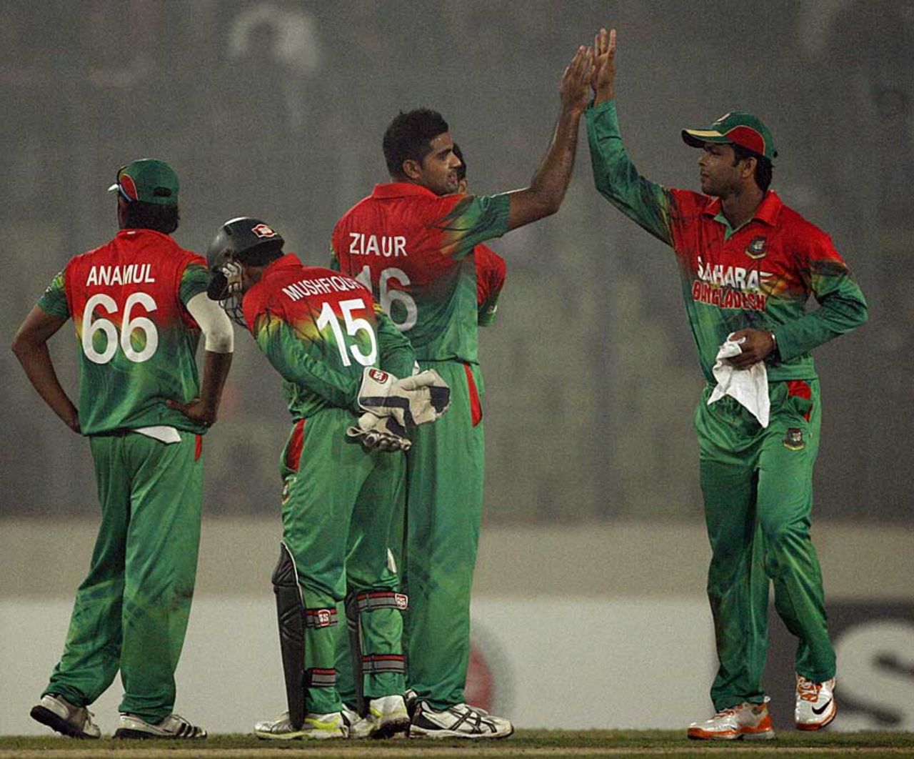Ziaur Rahman dismissed Kieron Pollard, Bangladesh v West Indies, only Twenty20, Mirpur, December 10, 2011